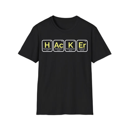 Hacker Elements T-Shirt - Black