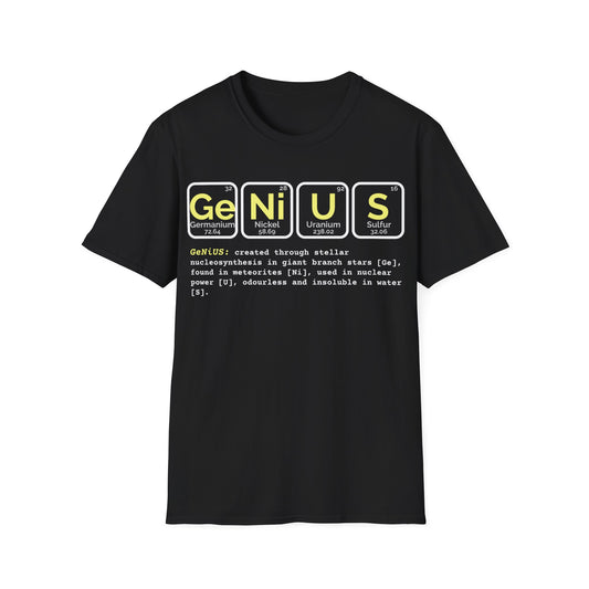 Genius Elements T-Shirt - Black